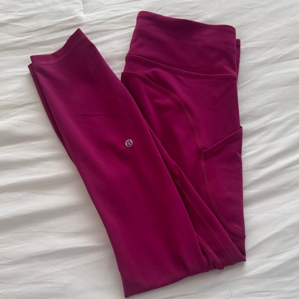 lululemon athletica Magenta Invigorate Leggings